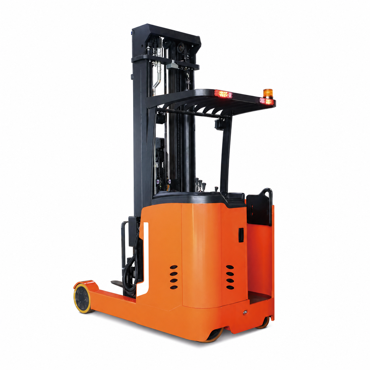Unbranded stand-on electric reach truck